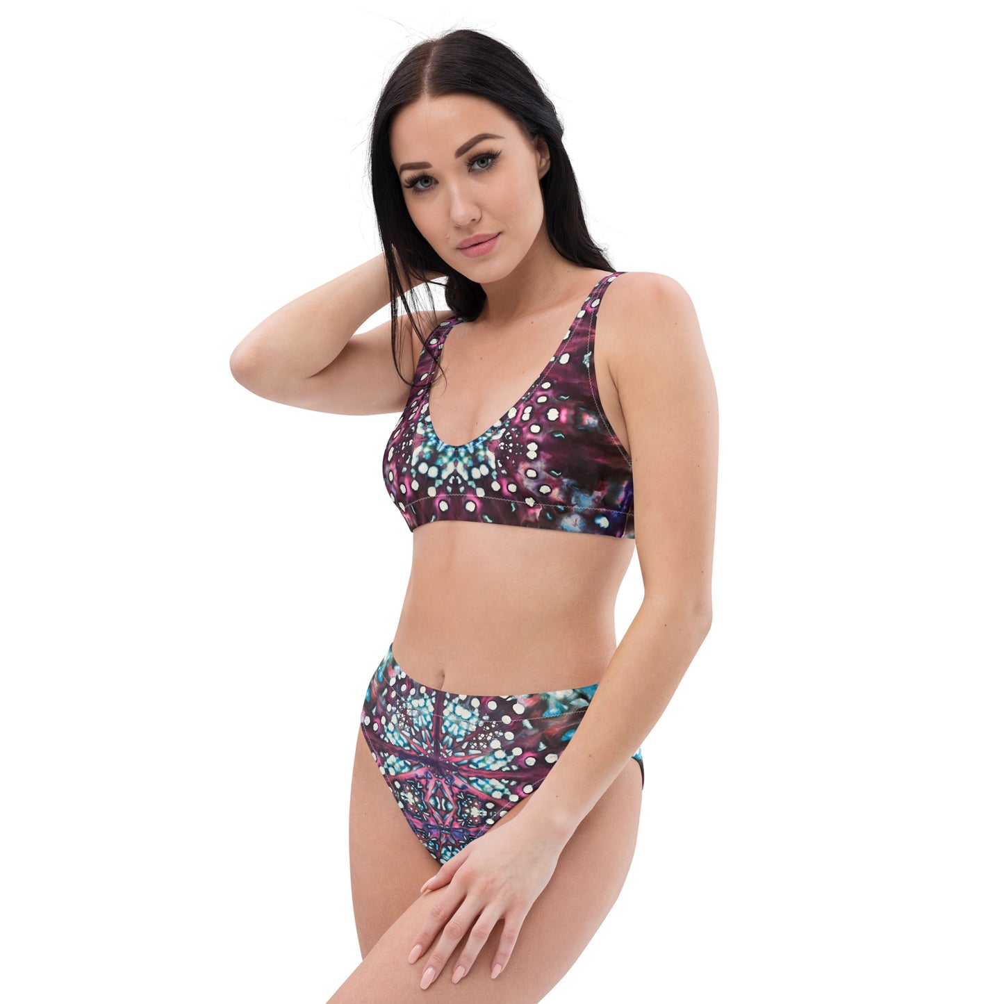 Recycled high-waisted bikini